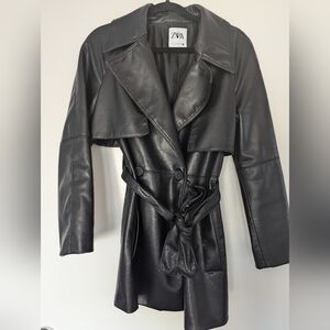 Zara leather jacket